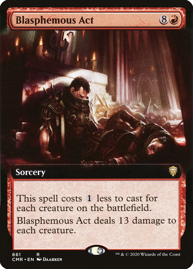 Blasphemous Act (Extended Art) [Commander Legends] | Odin's Place