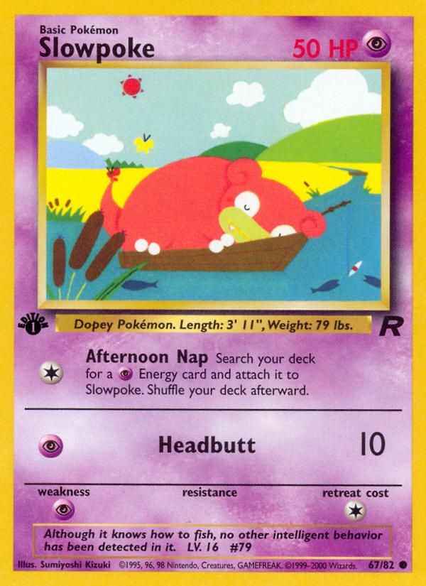 Slowpoke (67/82) [Team Rocket 1st Edition] | Odin's Place