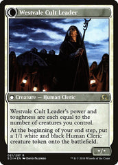 Hanweir Militia Captain // Westvale Cult Leader [Shadows over Innistrad Prerelease Promos] | Odin's Place