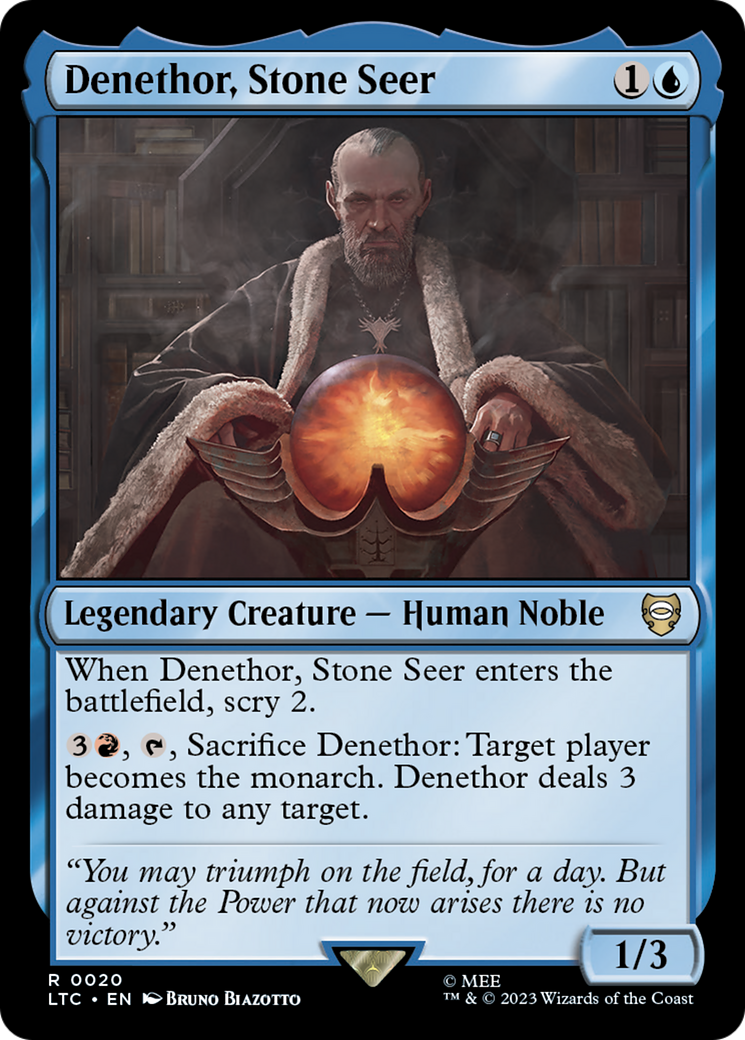 Denethor, Stone Seer [The Lord of the Rings: Tales of Middle-Earth Commander] | Odin's Place