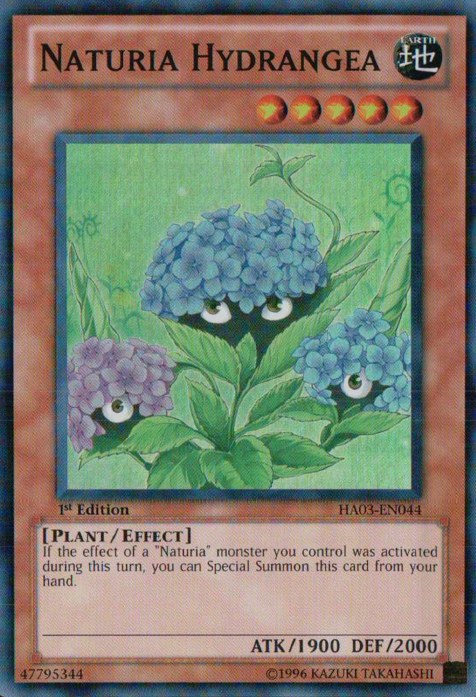 Naturia Hydrangea [HA03-EN044] Super Rare | Odin's Place