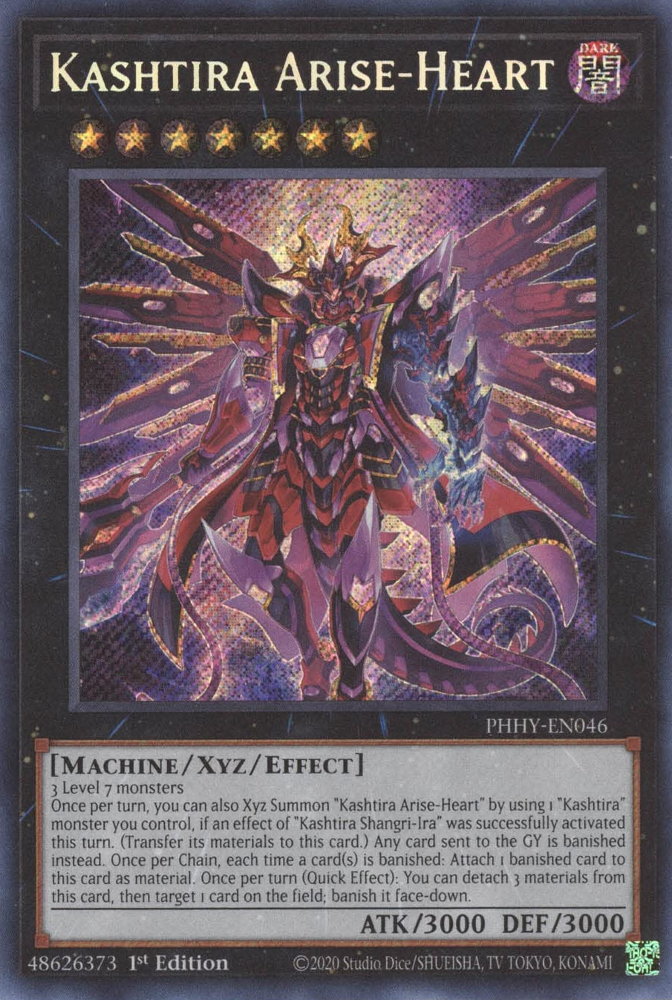 Kashtira Arise-Heart [PHHY-EN046] Secret Rare | Odin's Place