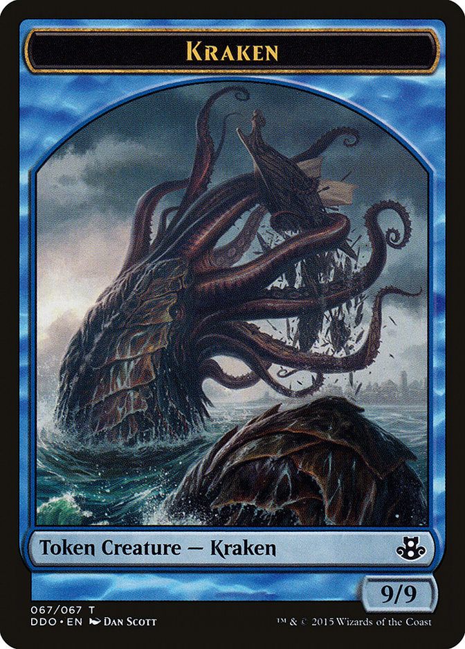 Kraken Token (67) [Duel Decks: Elspeth vs. Kiora] | Odin's Place