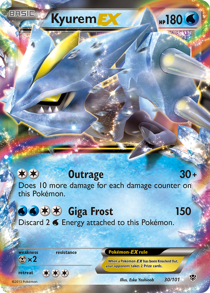 Kyurem EX (30/101) [Black & White: Plasma Blast] | Odin's Place