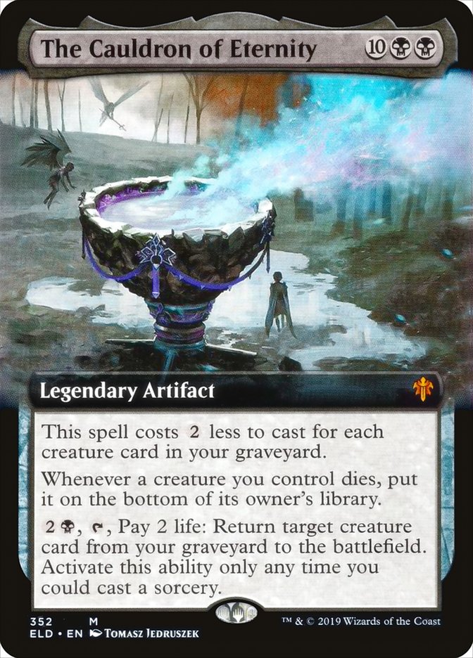 The Cauldron of Eternity (Extended Art) [Throne of Eldraine] | Odin's Place