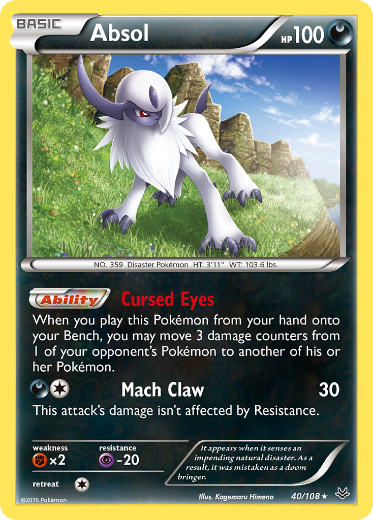 Absol (40/108) [XY: Roaring Skies] | Odin's Place