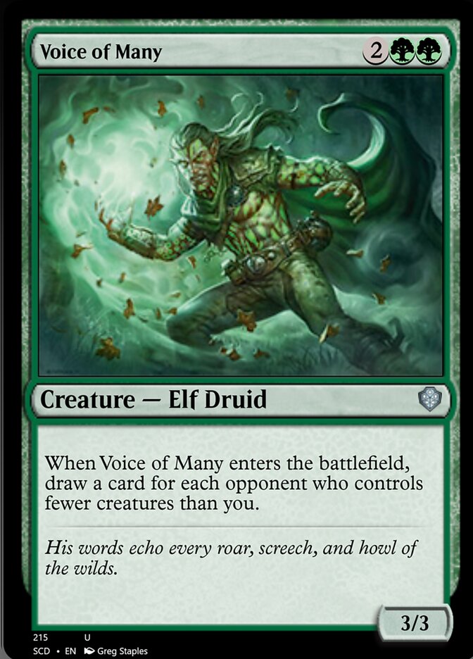 Voice of Many [Starter Commander Decks] | Odin's Place