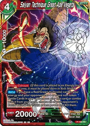 Saiyan Technique Great Ape Vegeta (P-169) [Mythic Booster] | Odin's Place