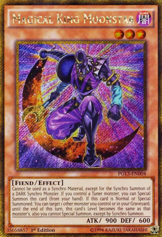 Magical King Moonstar [PGL3-EN004] Gold Secret Rare | Odin's Place