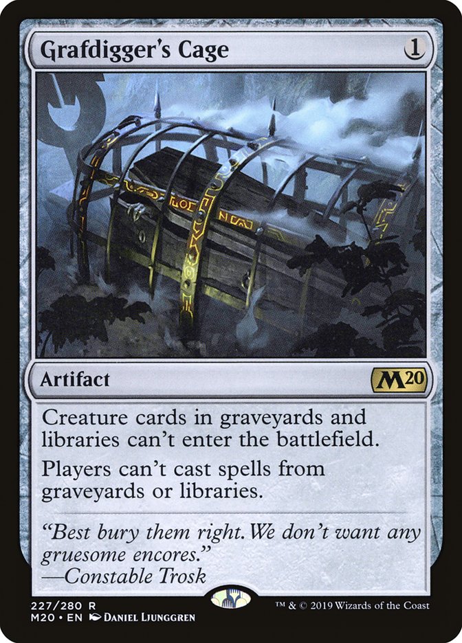 Grafdigger's Cage [Core Set 2020] | Odin's Place