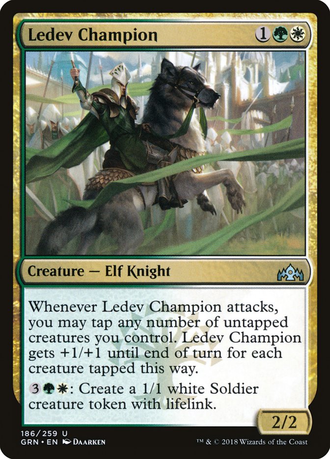 Ledev Champion (186) [Guilds of Ravnica] | Odin's Place