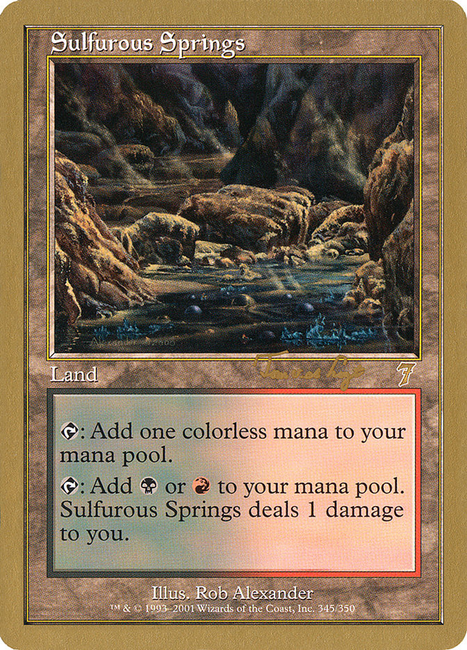 Sulfurous Springs (Tom van de Logt) [World Championship Decks 2001] | Odin's Place