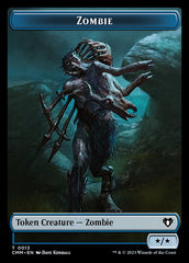 Human Soldier // Zombie (0013) Double-Sided Token [Commander Masters Tokens] | Odin's Place