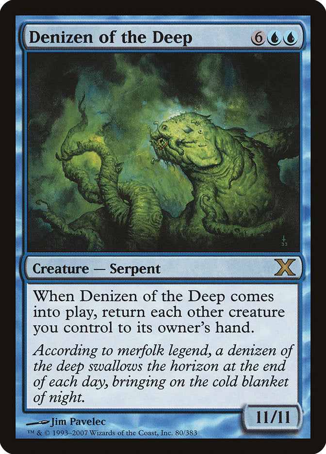 Denizen of the Deep (80) [Tenth Edition] | Odin's Place