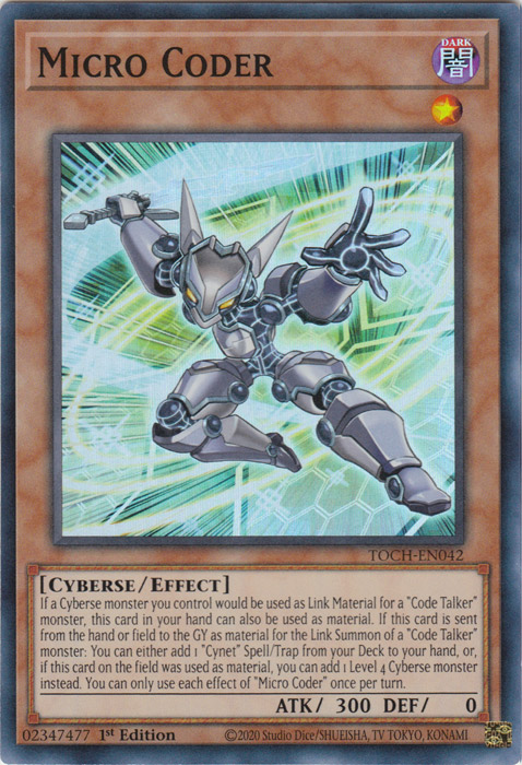 Micro Coder [TOCH-EN042] Super Rare | Odin's Place