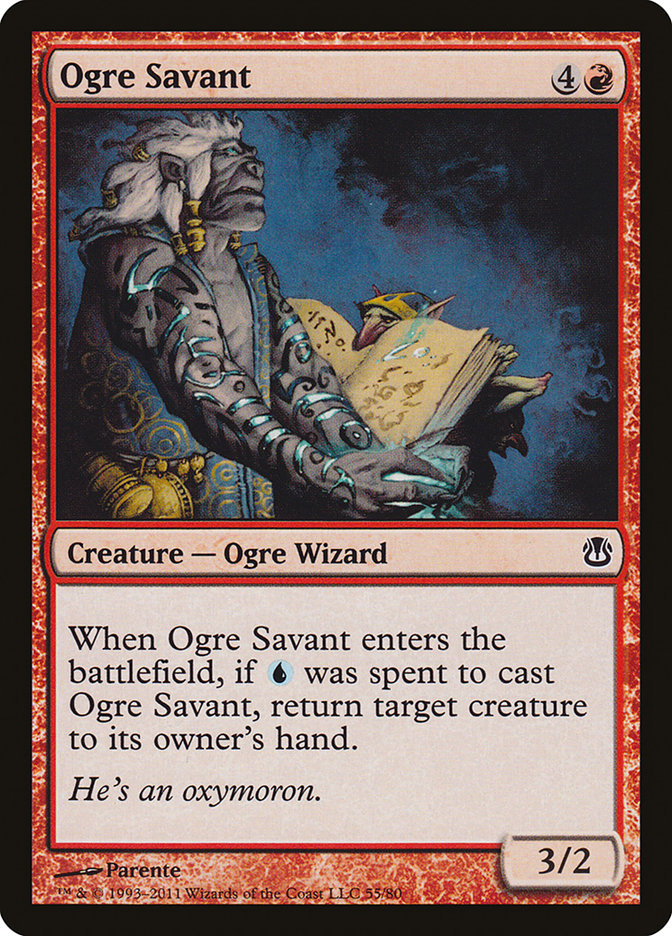Ogre Savant (55) [Duel Decks: Ajani vs. Nicol Bolas] | Odin's Place