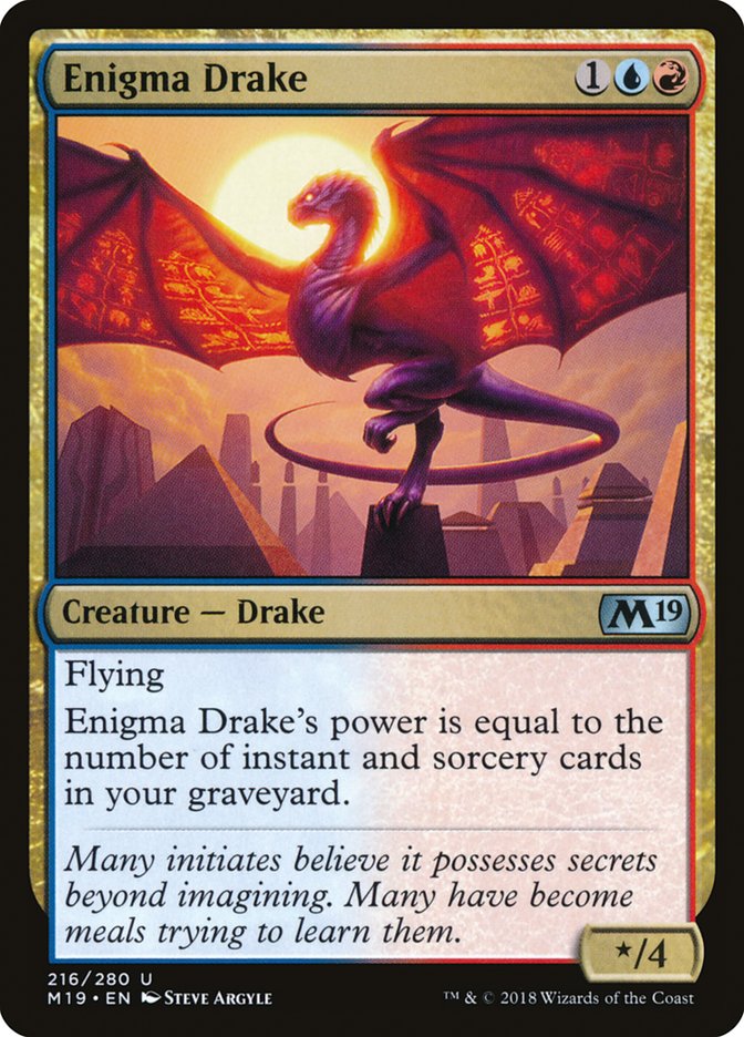 Enigma Drake (216) [Core Set 2019] | Odin's Place