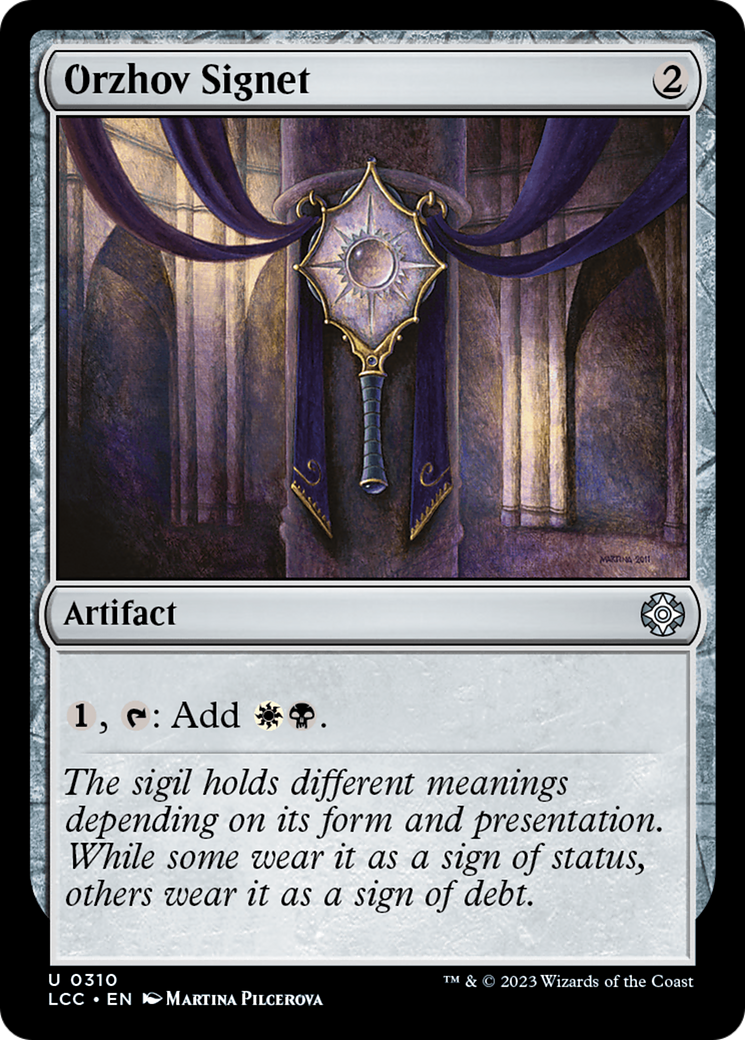 Orzhov Signet [The Lost Caverns of Ixalan Commander] | Odin's Place