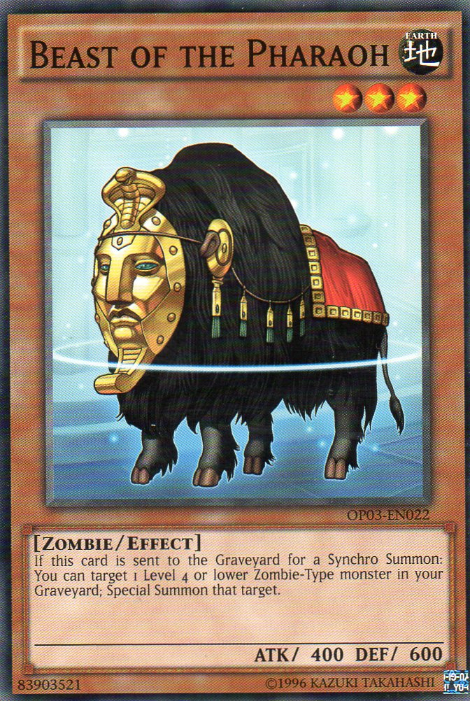 Beast of the Pharaoh [OP03-EN022] Common | Odin's Place