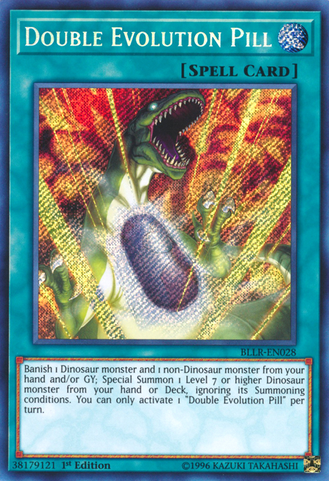 Double Evolution Pill [BLLR-EN028] Secret Rare | Odin's Place