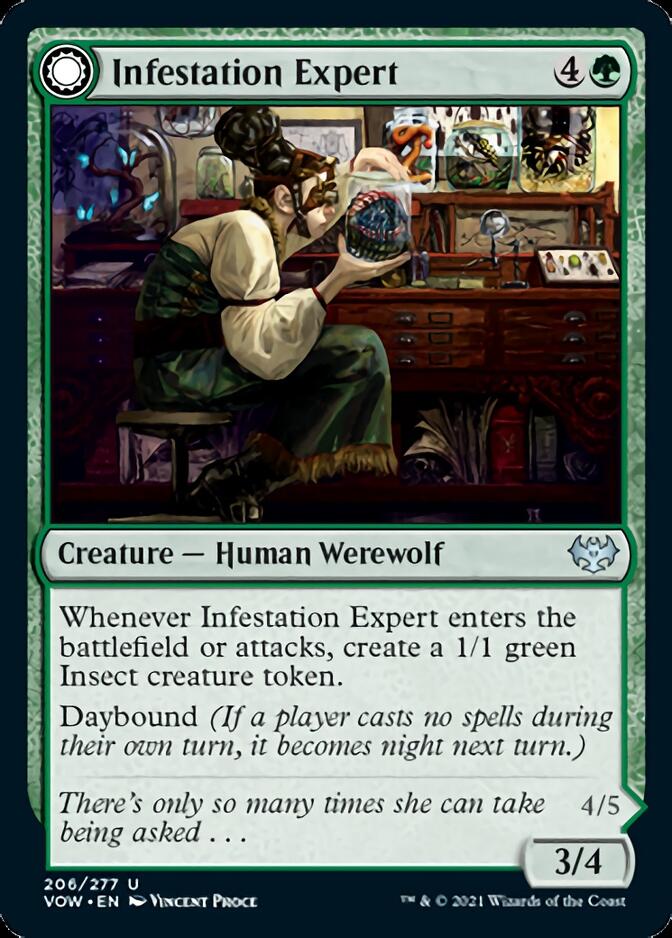 Infestation Expert // Infested Werewolf [Innistrad: Crimson Vow] | Odin's Place