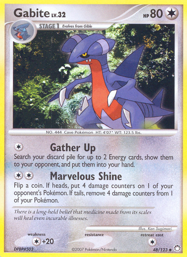 Gabite (48/123) [Diamond & Pearl: Mysterious Treasures] | Odin's Place