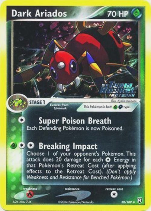 Dark Ariados (30/109) (Stamped) [EX: Team Rocket Returns] | Odin's Place