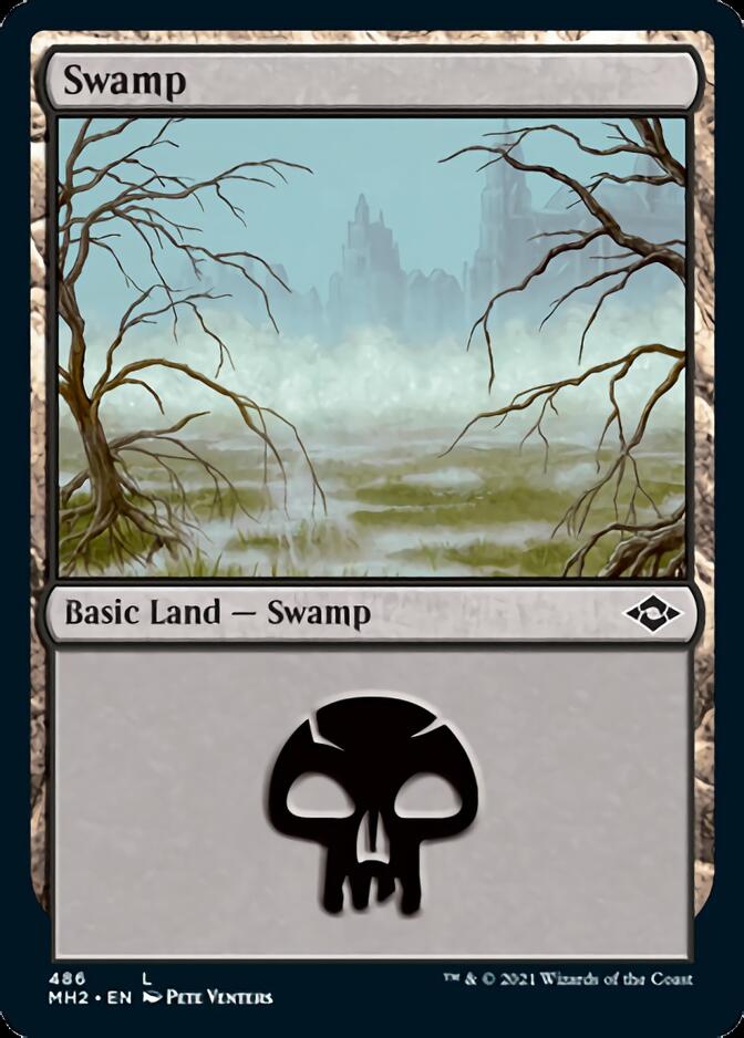 Swamp (486) (Foil Etched) [Modern Horizons 2] | Odin's Place