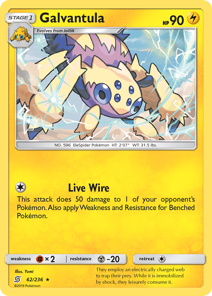 Galvantula (62/236) [Sun & Moon: Unified Minds] | Odin's Place