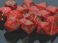 Chessex Speckled Poly Set Strawberry Poly 7 Set | Odin's Place