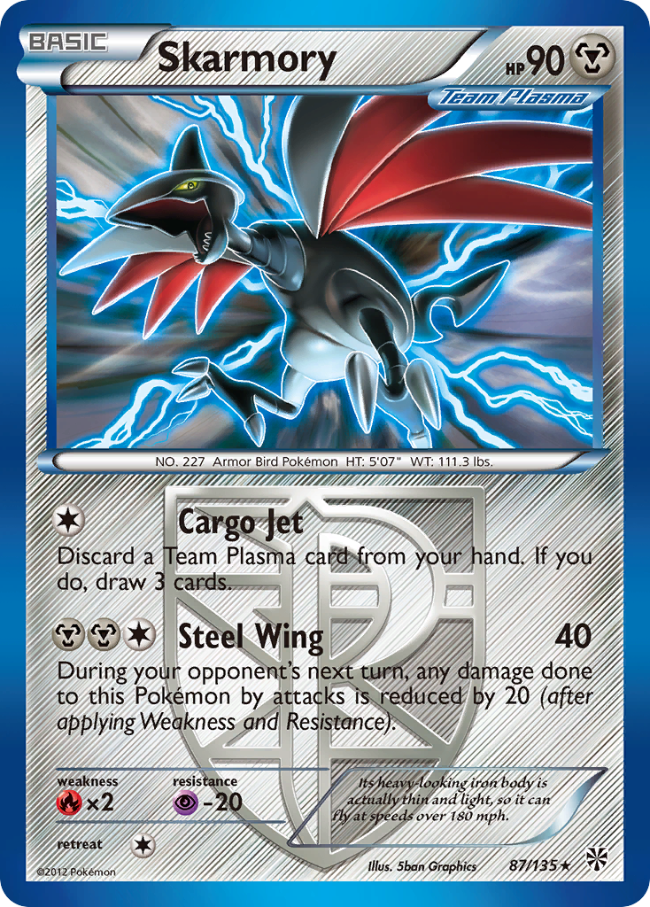 Skarmory (87/135) [Black & White: Plasma Storm] | Odin's Place