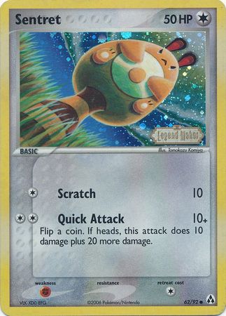 Sentret (62/92) (Stamped) [EX: Legend Maker] | Odin's Place