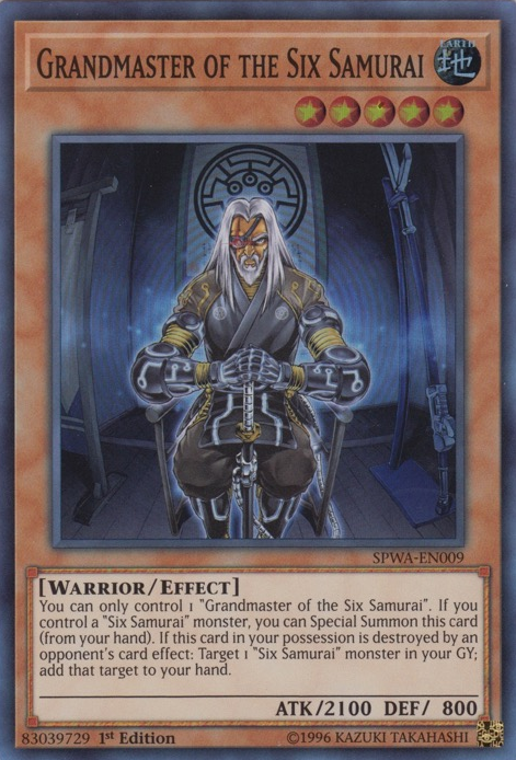 Grandmaster of the Six Samurai [SPWA-EN009] Super Rare | Odin's Place