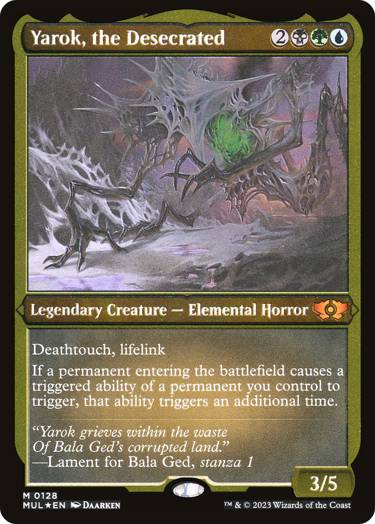 Yarok, the Desecrated (Foil Etched) [Multiverse Legends] | Odin's Place