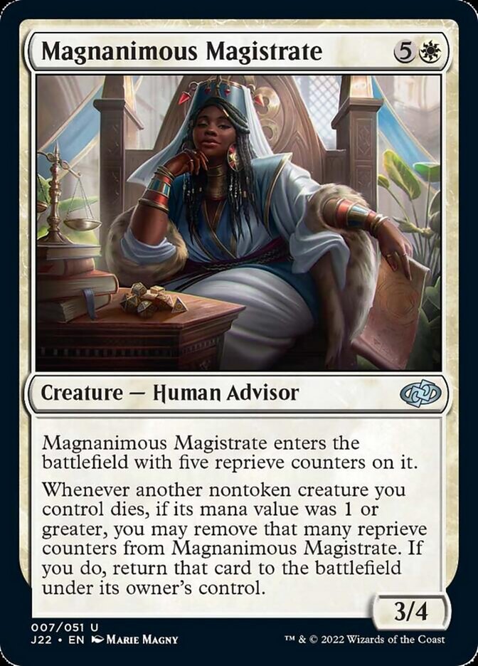 Magnanimous Magistrate [Jumpstart 2022] | Odin's Place