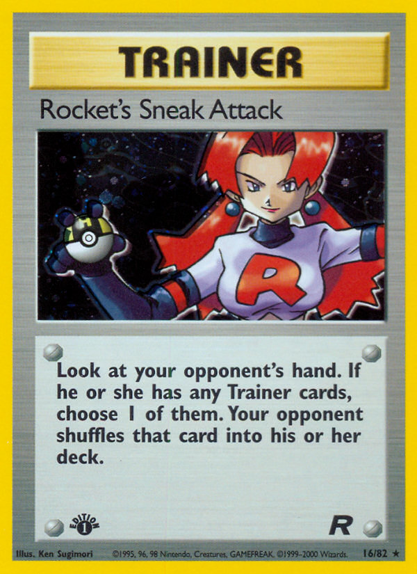 Rocket's Sneak Attack (16/82) [Team Rocket 1st Edition] | Odin's Place