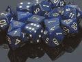 Chessex Speckled Poly Set Golden Cobalt Poly 7 Set | Odin's Place