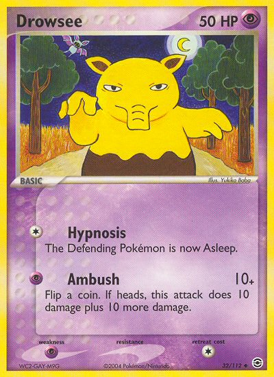 Drowzee (32/112) [EX: FireRed & LeafGreen] | Odin's Place
