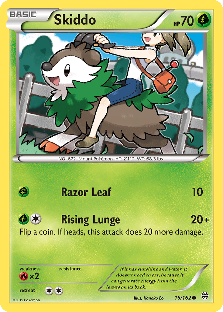 Skiddo (16/162) [XY: BREAKthrough] | Odin's Place