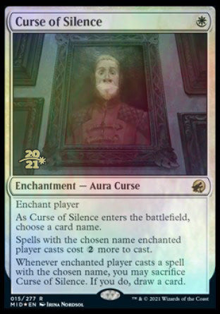 Curse of Silence [Innistrad: Midnight Hunt Prerelease Promos] | Odin's Place