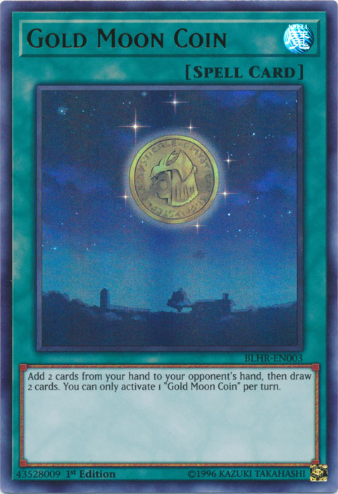 Gold Moon Coin [BLHR-EN003] Ultra Rare | Odin's Place