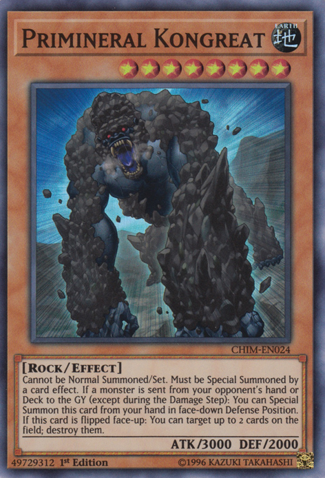 Primineral Kongreat [CHIM-EN024] Super Rare | Odin's Place
