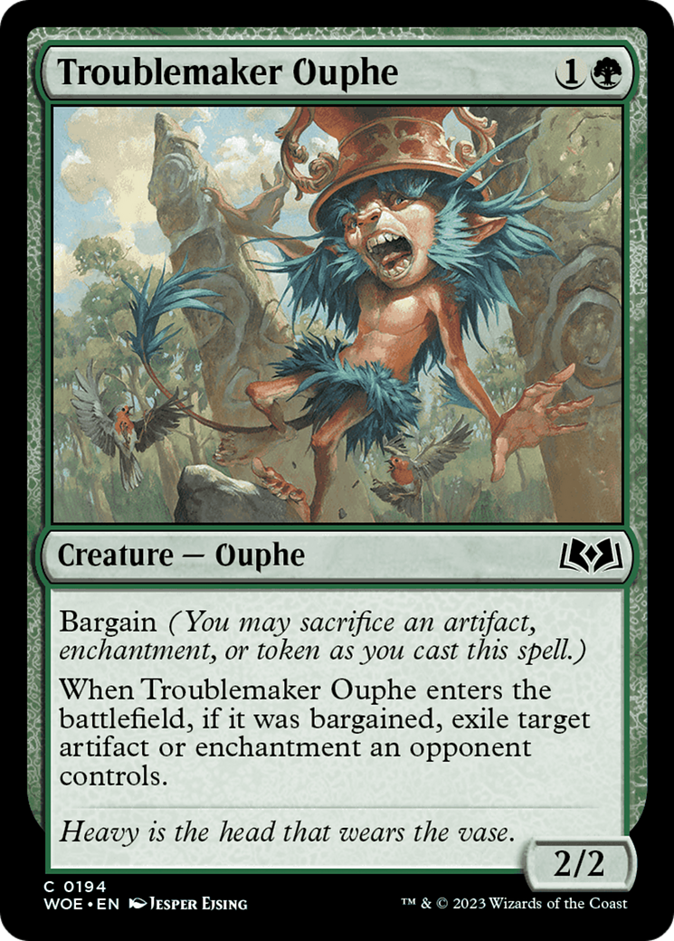 Troublemaker Ouphe [Wilds of Eldraine] | Odin's Place