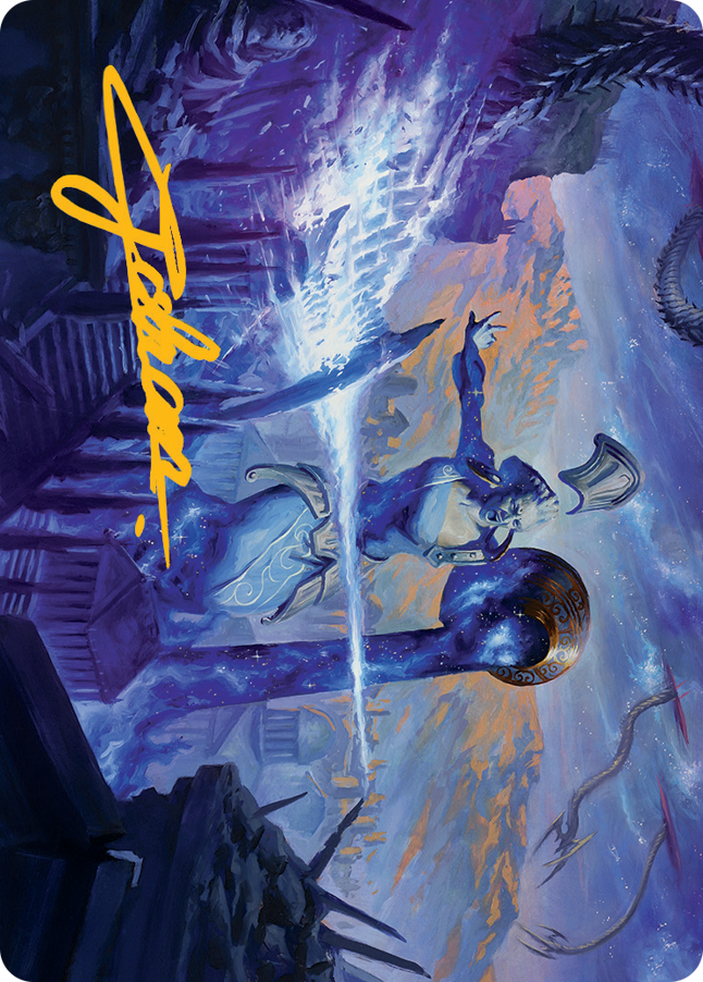 Ephara, Ever-Sheltering Art Card (Gold-Stamped Signature) [March of the Machine Art Series] | Odin's Place