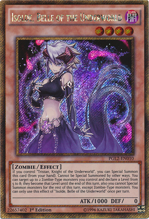 Isolde, Belle of the Underworld [PGL2-EN010] Gold Secret Rare | Odin's Place
