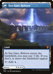 Sea Gate Restoration // Sea Gate, Reborn (Extended Art) [Zendikar Rising] | Odin's Place