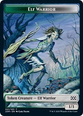 Elf Warrior // Plant Double-Sided Token [Double Masters Tokens] | Odin's Place