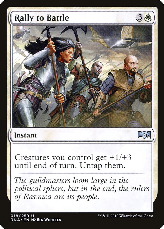 Rally to Battle (18) [Ravnica Allegiance] | Odin's Place