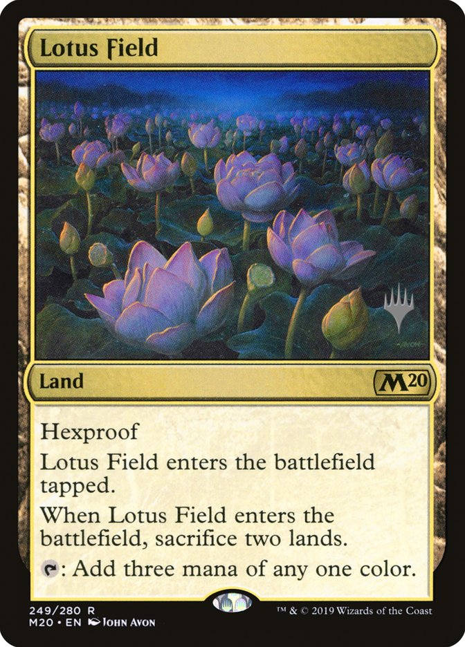 Lotus Field (Promo Pack) [Core Set 2020 Promos] | Odin's Place