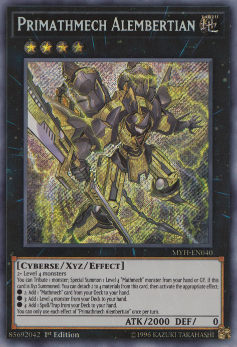 Primathmech Alembertian [MYFI-EN040] Secret Rare | Odin's Place